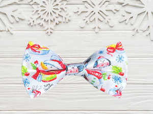 Pet bow tie - Snowman